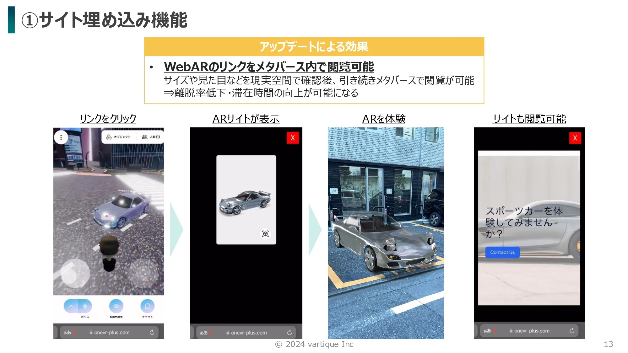 NeoSlideのパワーポイント資料制作実績「株式会社vartique」サービス紹介資料④（改善前）